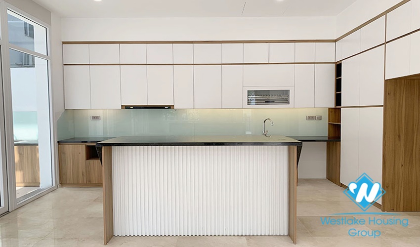 New beautiful villa with corner unit with large yard for rent